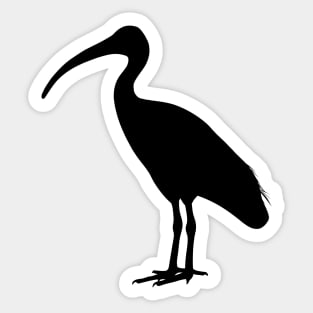 Silhouette Bin Chicken Sticker